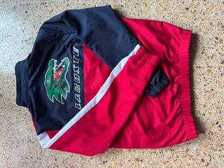 Chándal Lacoste Sport Azul y Rojo