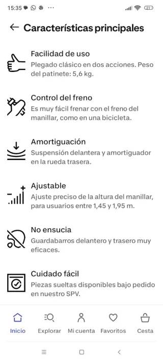 Patinete Oxelo Town 7 XL