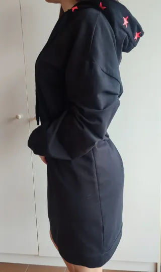 Vestido Sudadera Denny Rose Negro Talla Única