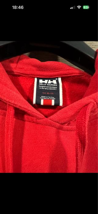 Sudadera Helly Hansen Roja Chico