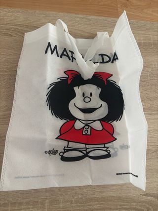 Bolso Mafalda Negro y Rojo