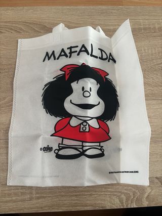 Bolso Mafalda Negro y Rojo