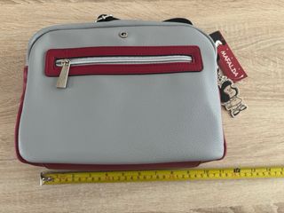 Bolso Mafalda Negro y Rojo