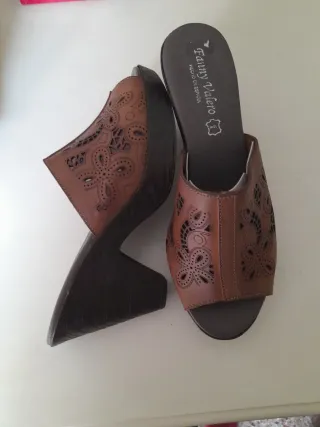 Sandalias Fanny Valero Talla 41 Piel