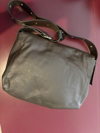 Bolso piel marrón Zara a estrenar