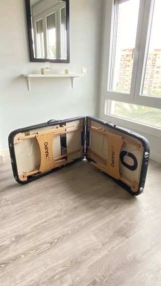 Camilla plegable masaje de madera Quirumed