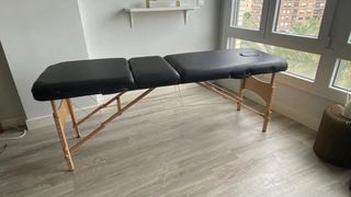 Camilla plegable masaje de madera Quirumed