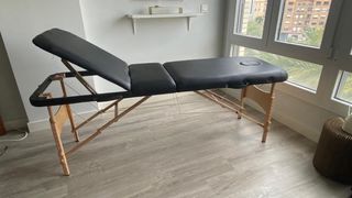 Camilla plegable masaje de madera Quirumed