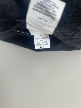 Gorro bucket Nike negro