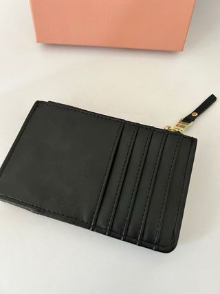 Tarjetero Miu Miu Negro
