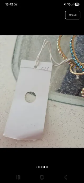 Bracciale Rosso di Sera con ciondolo cuore