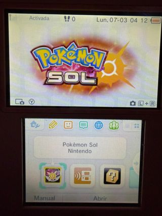 Lote de Cartuchos Pokémon Sol y Luna