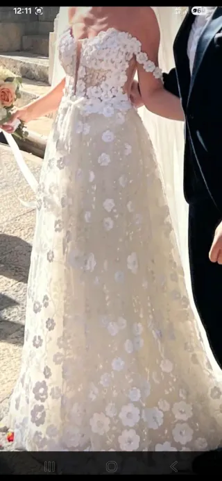 Abito da sposa San Patrick con velo