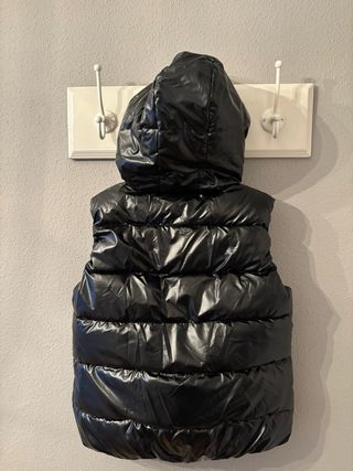 Chaleco Moncler Negro Sin Mangas