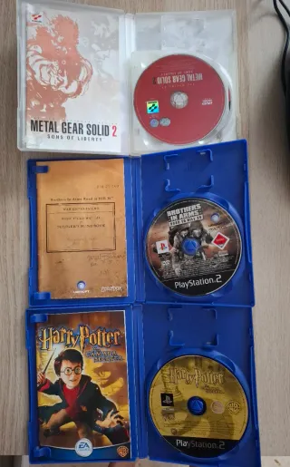 Lote 3 Juegos PS2: Metal Gear, Harry Potter, Broth
