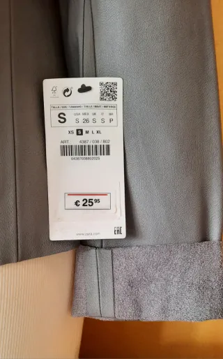 Chaqueta Zara Basic Talla S