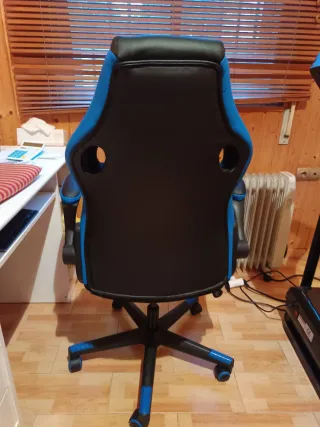 Silla Gamer GAMERS' CHOICE Negra y Azul
