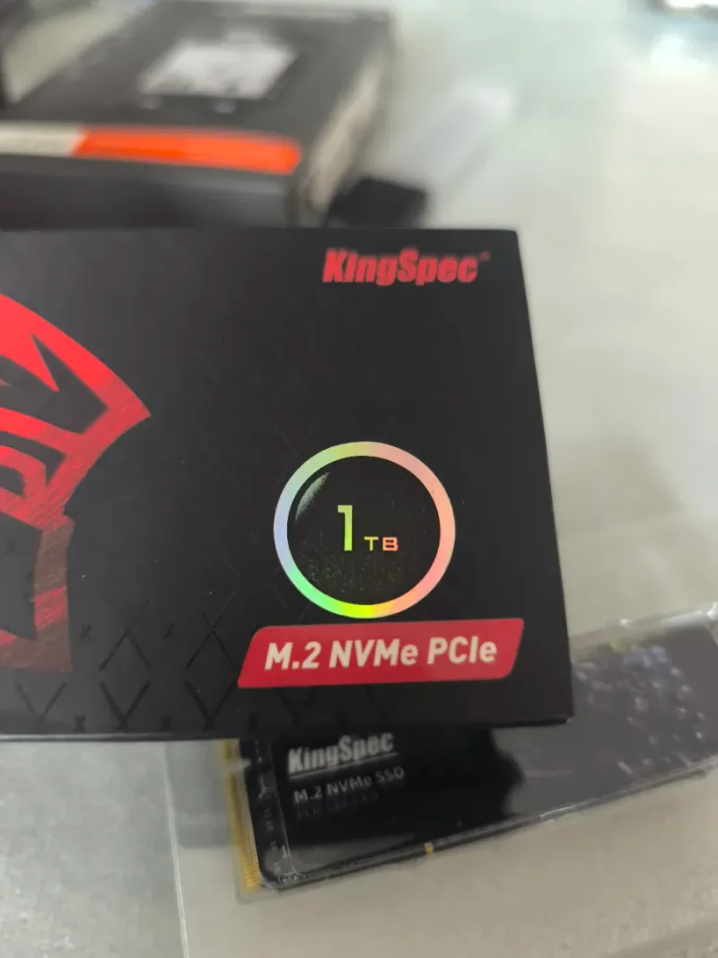KingSpec SSD M.2 NVMe 1TB PCIe Gen3 x4 afbeelding 3