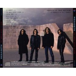 Megadeth - The World Needs A Hero CD Japón