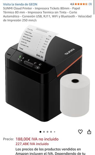 Impresora ticket Sunmi