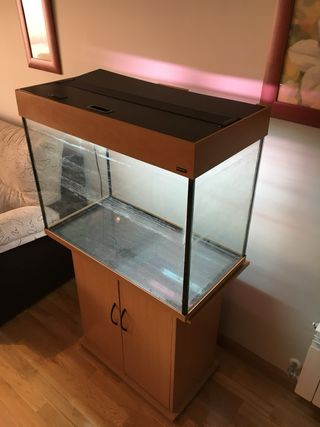 Acuario 155L con mesa reforzada