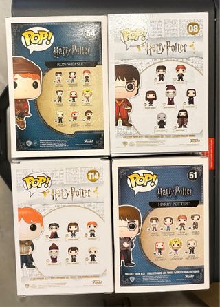 Pack 4 Funko Pop Harry Potter