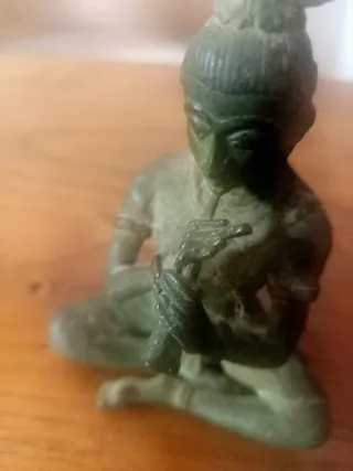 Antica statuetta in bronzo
