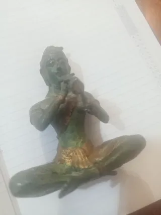 Antica statuetta in bronzo