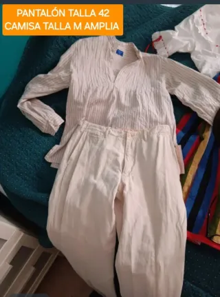 Disfraz Indianos o traje canario Talla M