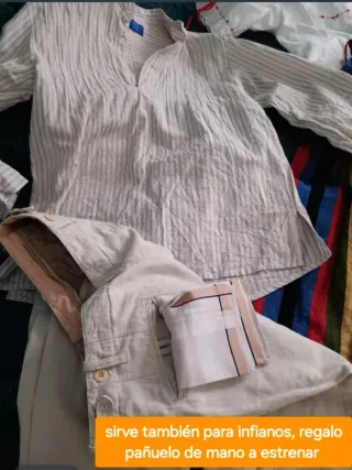 Disfraz Indianos o traje canario Talla M