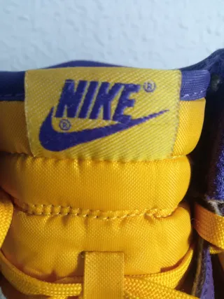 Zapatillas Nike Dunk High Retro Morado Amarillo