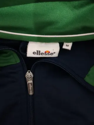Ellesse Vintage Track Jacket Blue Red Retro size M