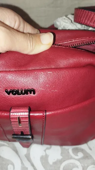 Bolso bandolera Volum rojo