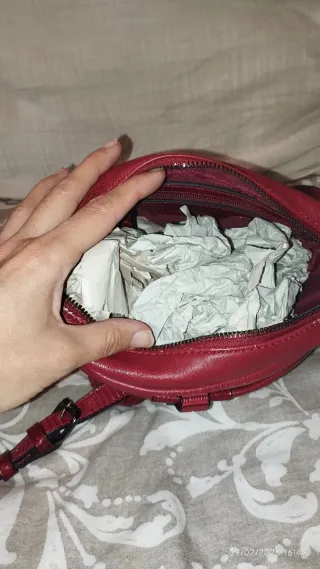 Bolso bandolera Volum rojo