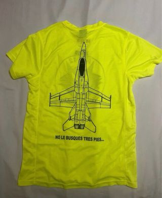Camiseta técnica F18 avión