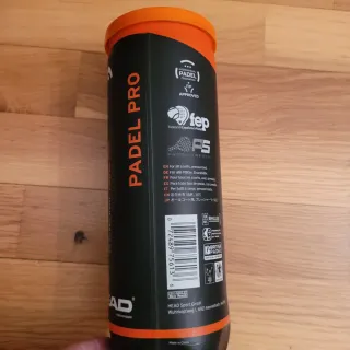 Tubo de 3 pelotas Pádel Head Pádel Pro