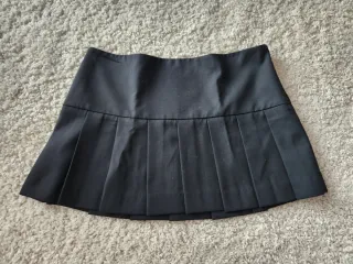 Falda mini Mango negra