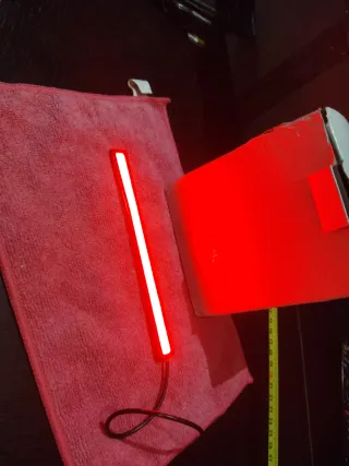 Barra LED per moto e auto rossa