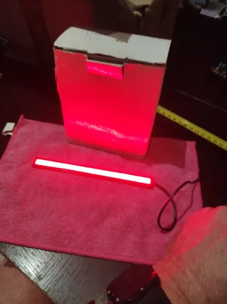 Barra LED per moto e auto rossa