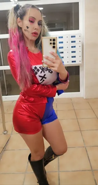 Disfraz Harley Quinn un solo uso me costó 22€