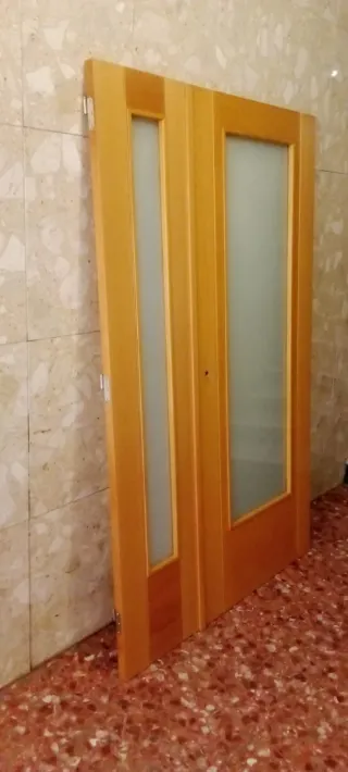 Puertas de salón haya vaporizada