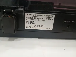 Giradischi Sony con USB Modello: lx300usb. Registratore