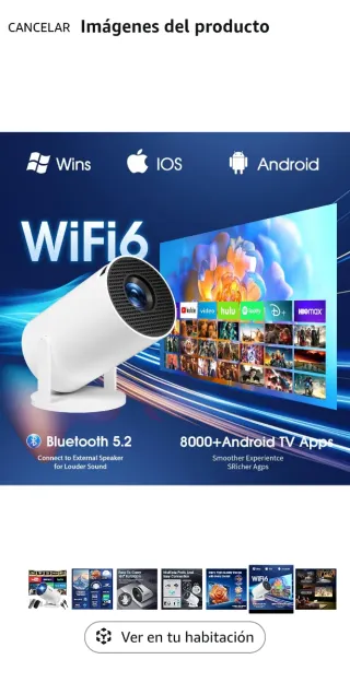 Proyector Gaimoo Ultra HD gm200