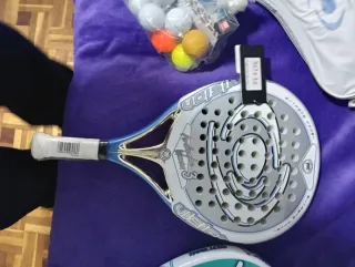 Raquetas de pádel y bolsa