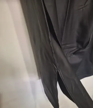 Vestito tubino ecopelle nero