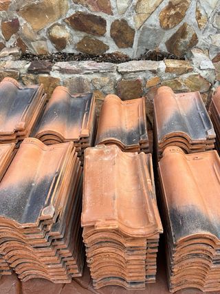 Tejas Borja mixta envejecida