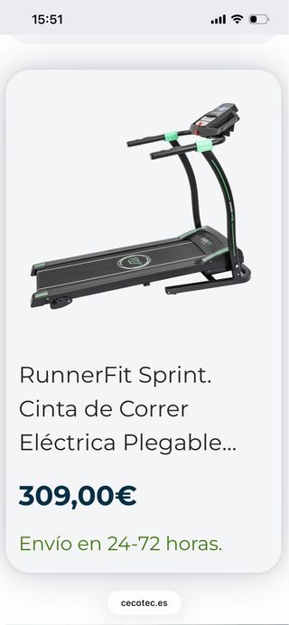 Cinta de correr Cecotec Dynamic Speed