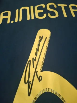 Camiseta España Mundial 2010 Iniesta Talla L