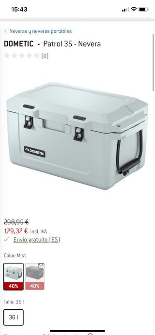 Neveras Dometic Patrol 20L y 35L