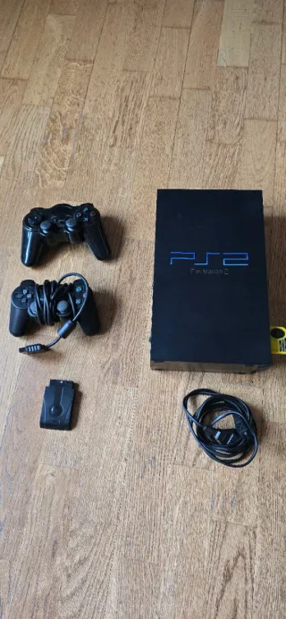 PlayStation 2 Negra Completa